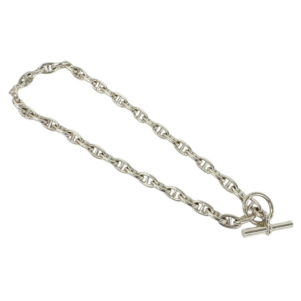 HERMES Chaine d'Ancre PM 43-link necklace, Margiela era, sterling silver 925,...